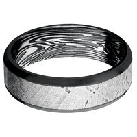 Zirconium + Polish , Satin Finish + Kinetic