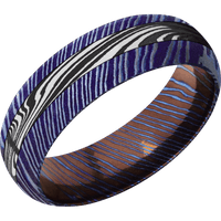 Titanium Damascus + Satinetched , Satinetched Finish