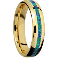 14K Yellow Gold + Polish , Polish Finish