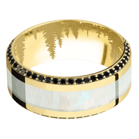 14K Yellow Gold + Polish , Polish Finish