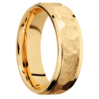 10K Yellow Gold + Rock , Polish Finish
