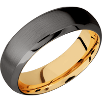 Tantalum Noir + Satin , Polish Finish + 10K Yellow Gold