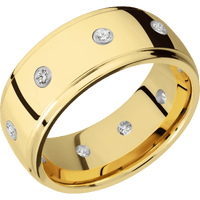 14K Yellow Gold + Polish , Polish Finish