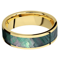10K Yellow Gold + Polish Finish