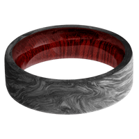 Forged Carbon Fiber + None Finish + Blood Wood