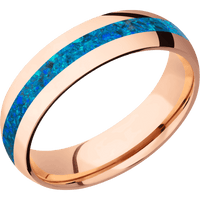 18K Rose Gold + Polish Finish