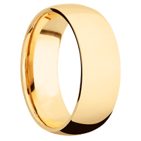 10K Yellow Gold + Polish Finish