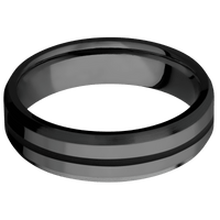 Zirconium + Polish , Satin Finish