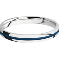 10K White Gold + Polish Finish