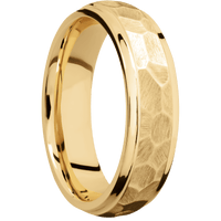 10K Yellow Gold + Rock , Polish Finish