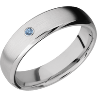 14K White Gold + Satin , Polish Finish