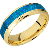 14K Yellow Gold + Polish , Polish Finish