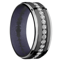 Zirconium + Polish , Polish Finish + Crushed Orchid