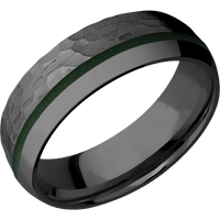 Zirconium + Hammer , Polish Finish