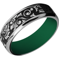 Titanium + Polish , Polish Finish + Green