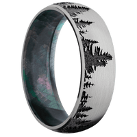 Titanium + Satin Finish + Black Mother of Pearl