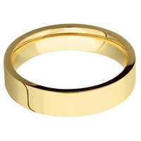 14K Yellow Gold + Polish Finish