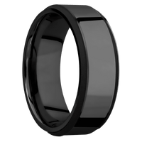 Zirconium + Polish , Satin Finish