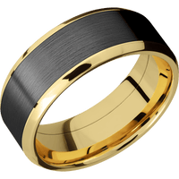 14K Yellow Gold + Polish , Polish Finish