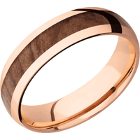 18K Rose Gold + Polish Finish