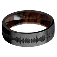 Zirconium + Bead Finish + Cocobolo