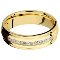 10K Yellow Gold + Polish , Polish Finish