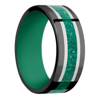 Zirconium + Polish Finish + Green