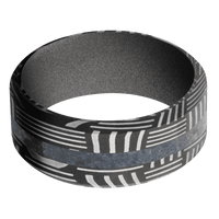 Basketweave + Acid Finish + Gun Metal Grey