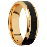 22K Yellow Gold + Sand , Polish Finish
