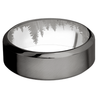 Tantalum Noir + Anglesatin , Polish Finish + Platinum