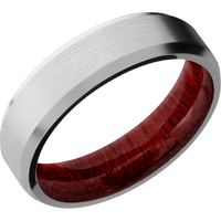 Platinum + Satin , Bead Finish + Blood Wood