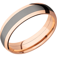 14K Rose Gold + Polish Finish