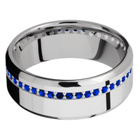 14K White Gold + Polish , Polish Finish