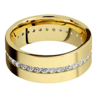 10K Yellow Gold + Anglesatin Finish
