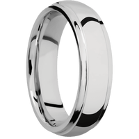 14K White Gold + Polish , Polish Finish