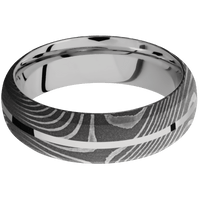 Flattwist + Acid Finish + 14K White Gold