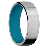 Titanium + Satin Finish + Sea Blue