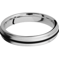 Palladium Silver + Bead Finish