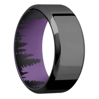 Zirconium + Polish , Polish Finish + Wild Purple