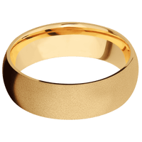 22K Yellow Gold + Sand Finish