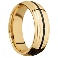 10K Yellow Gold + Polish , Polish Finish