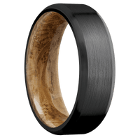 Zirconium + Satin , Satin Finish + Whiskey Barrel