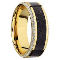 18K Yellow Gold + Polish , Polish Finish