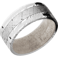 Damascus + Polish Finish + Antler