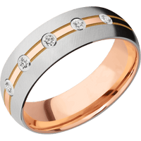 14K Rose Gold + Polish Finish
