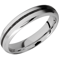 10K White Gold + Bead , Polish Finish