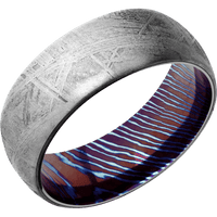 Meteorite + None Finish + Titanium Damascus