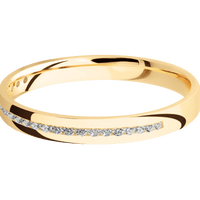 10K Yellow Gold + Polish Finish