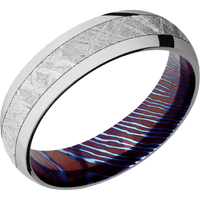 Titanium + Polish Finish + Titanium Damascus