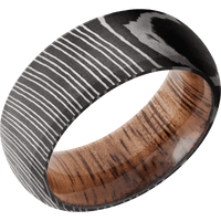 Damascus + Acid Finish + Koa